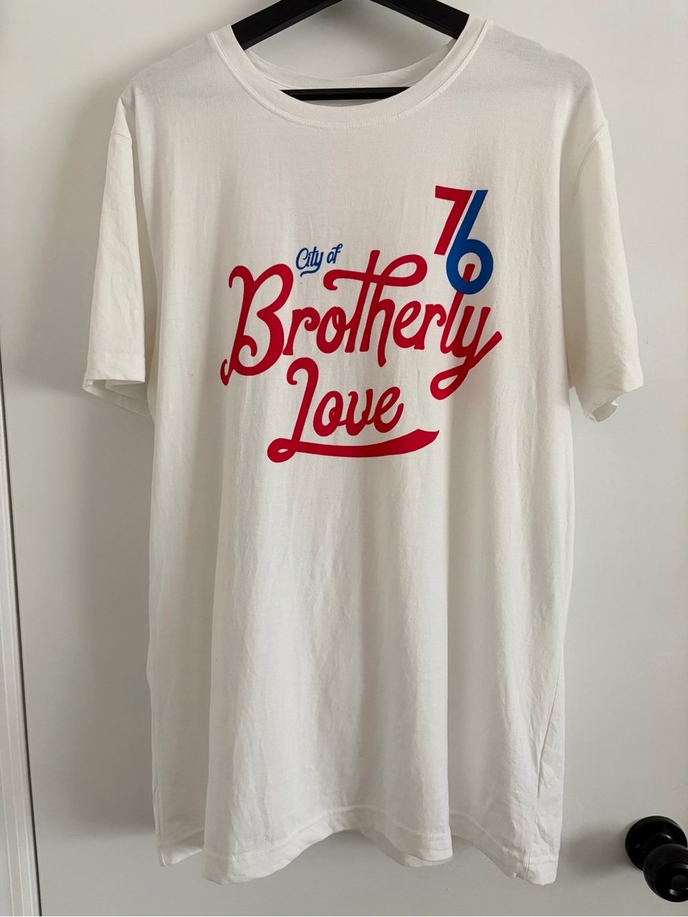 New Era 76ers Brotherly Love Cotton Shirt